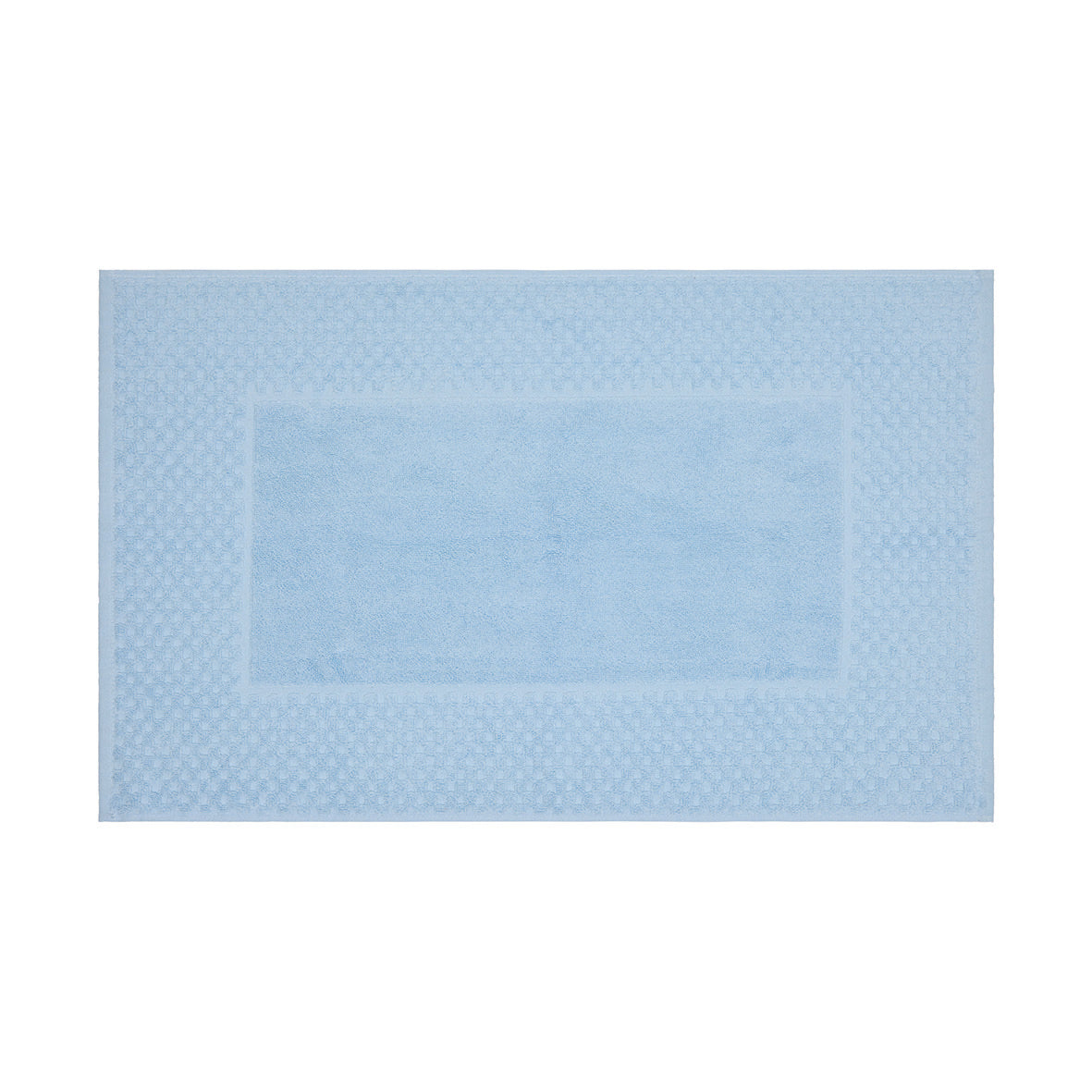 Bath mat cotton - 50 x 70 cm Powder blue