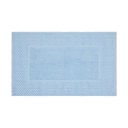Bath mat cotton - 50 x 70 cm Powder blue