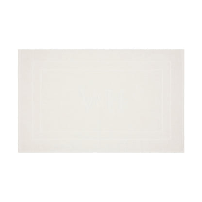 Bath mat cotton - 60 x 100 cm White