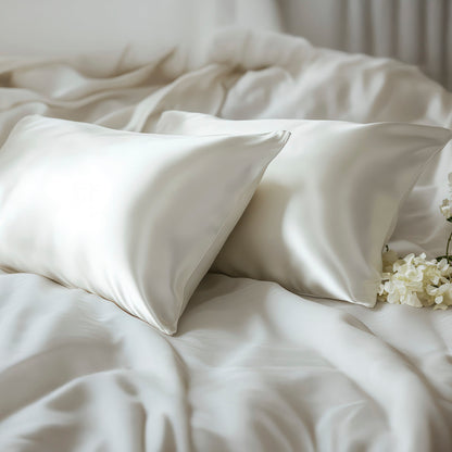 Pillowcase silk - Sérénisoie White