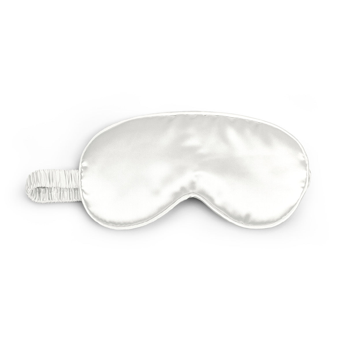 Eyemask silk - Lunea White - 8.5 x 20.5 cm
