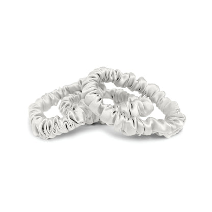 Skinny scrunchy silk - Iséa White - D 6 cm