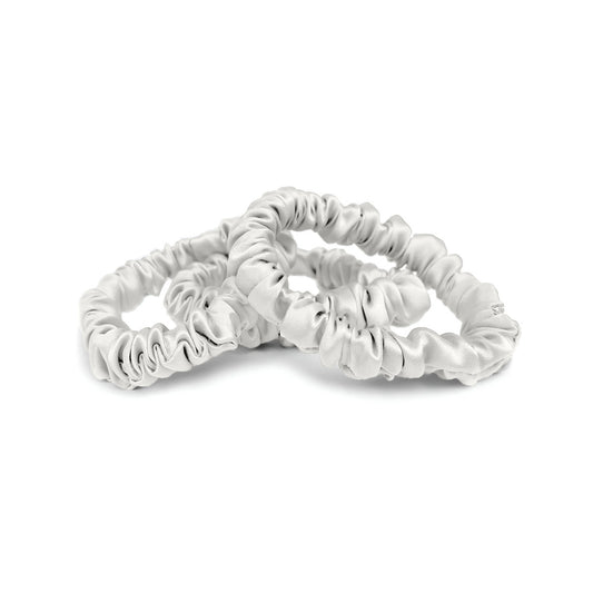 Skinny scrunchy silk - Iséa White - D 6 cm