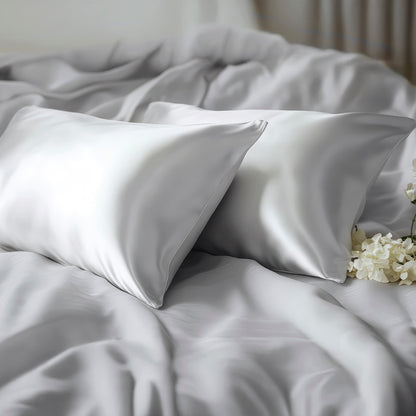 Pillowcase silk - Sérénisoie Silver