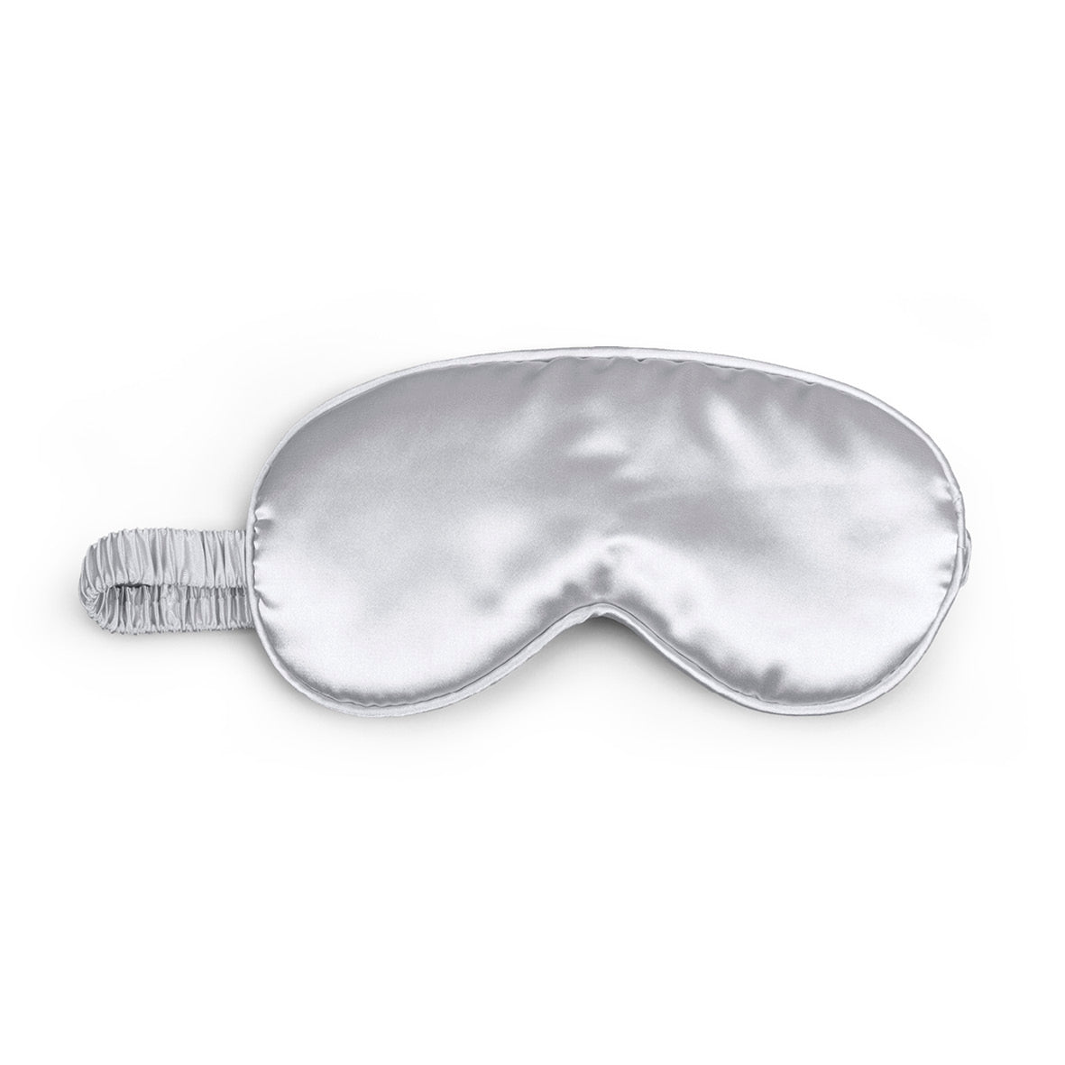 Eyemask silk - Lunea Silver - 8.5 x 20.5 cm
