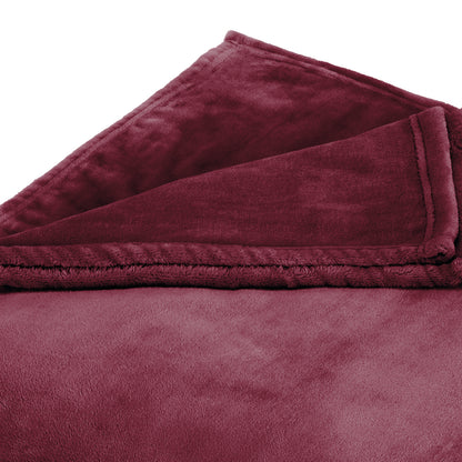 Plaid en polaire - Uni Bordeaux