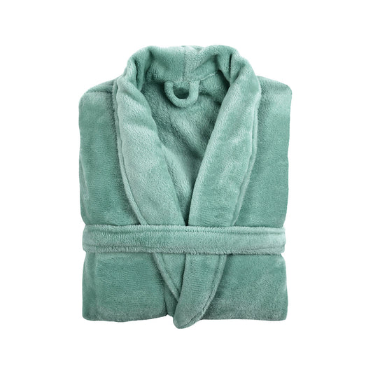 Robe de chambre polyester - Uni Vert