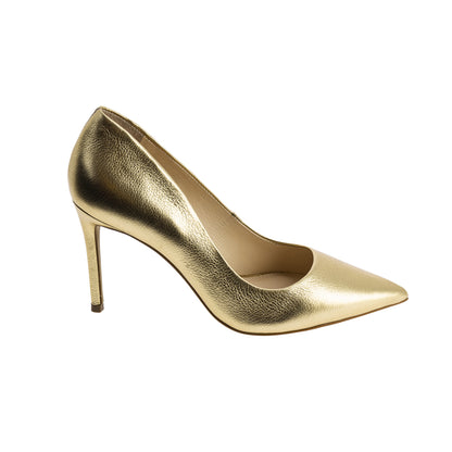Escarpins en cuir Rythme Or