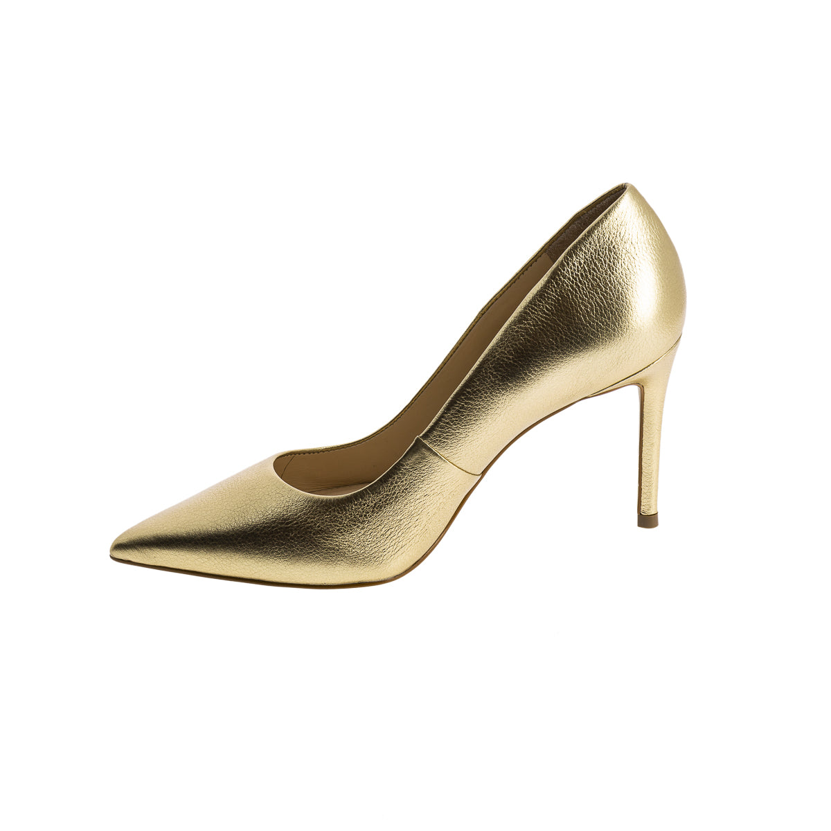 Escarpins en cuir Rythme Or