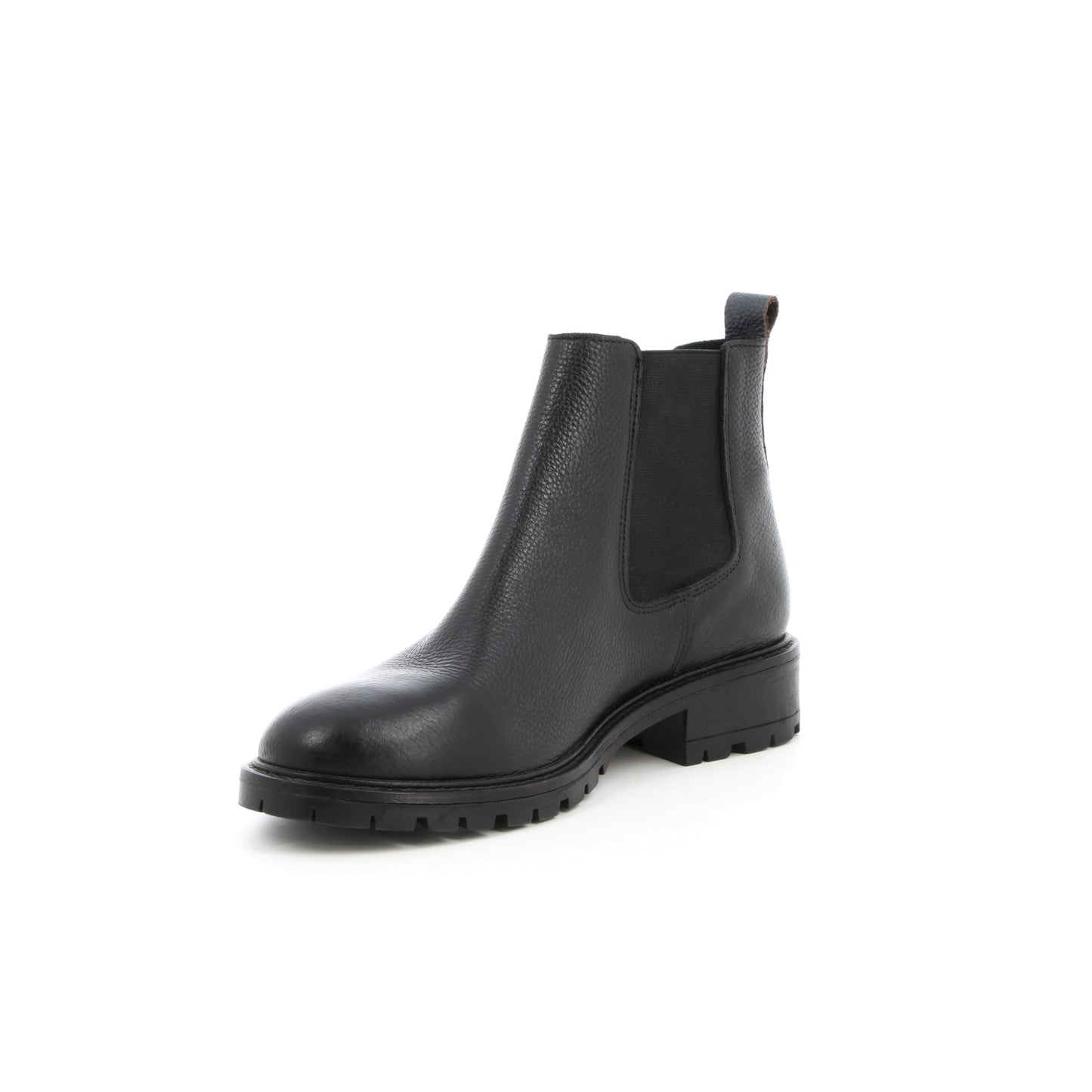 Boots en cuir Flamme Noir
