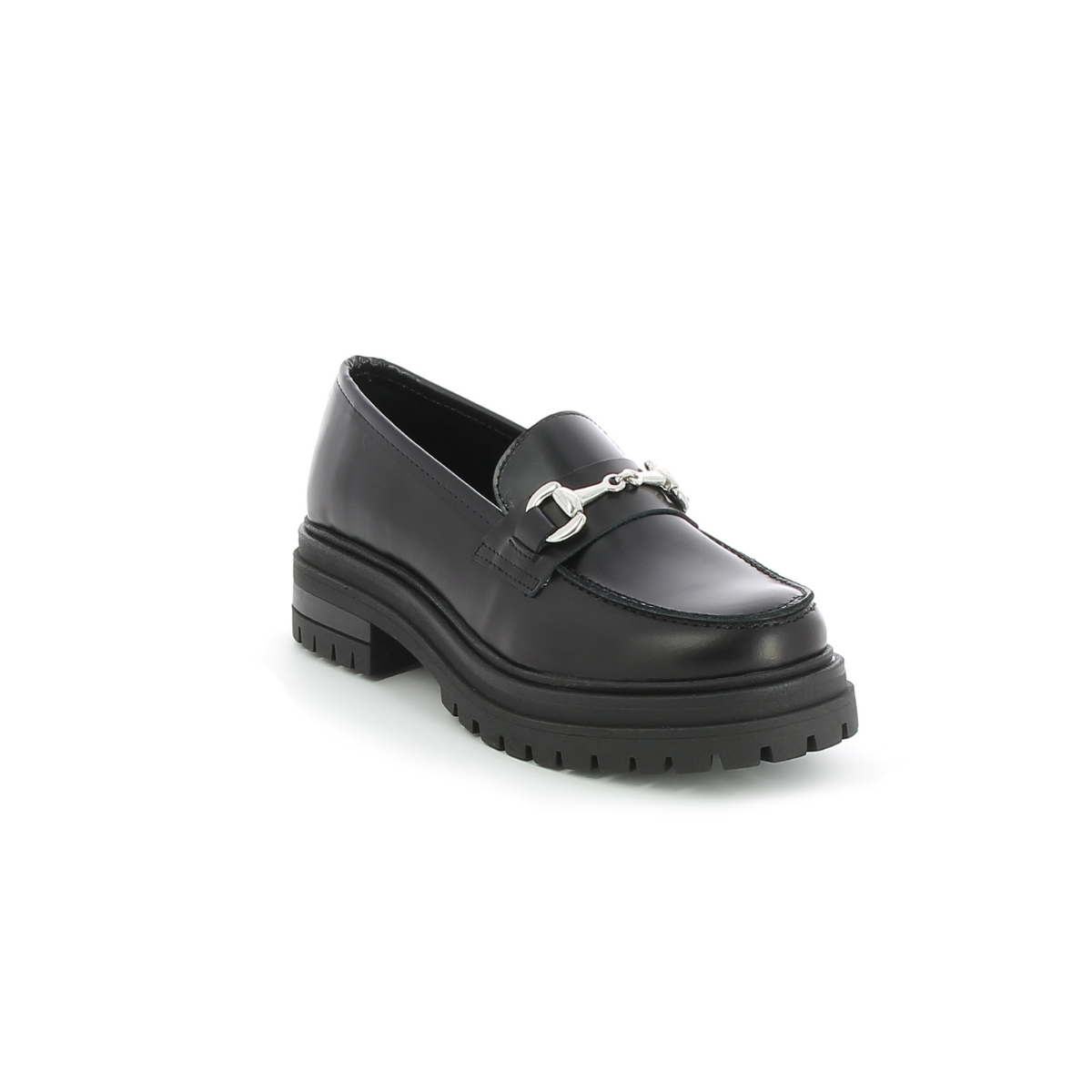 Mocassins en cuir Givre Noir
