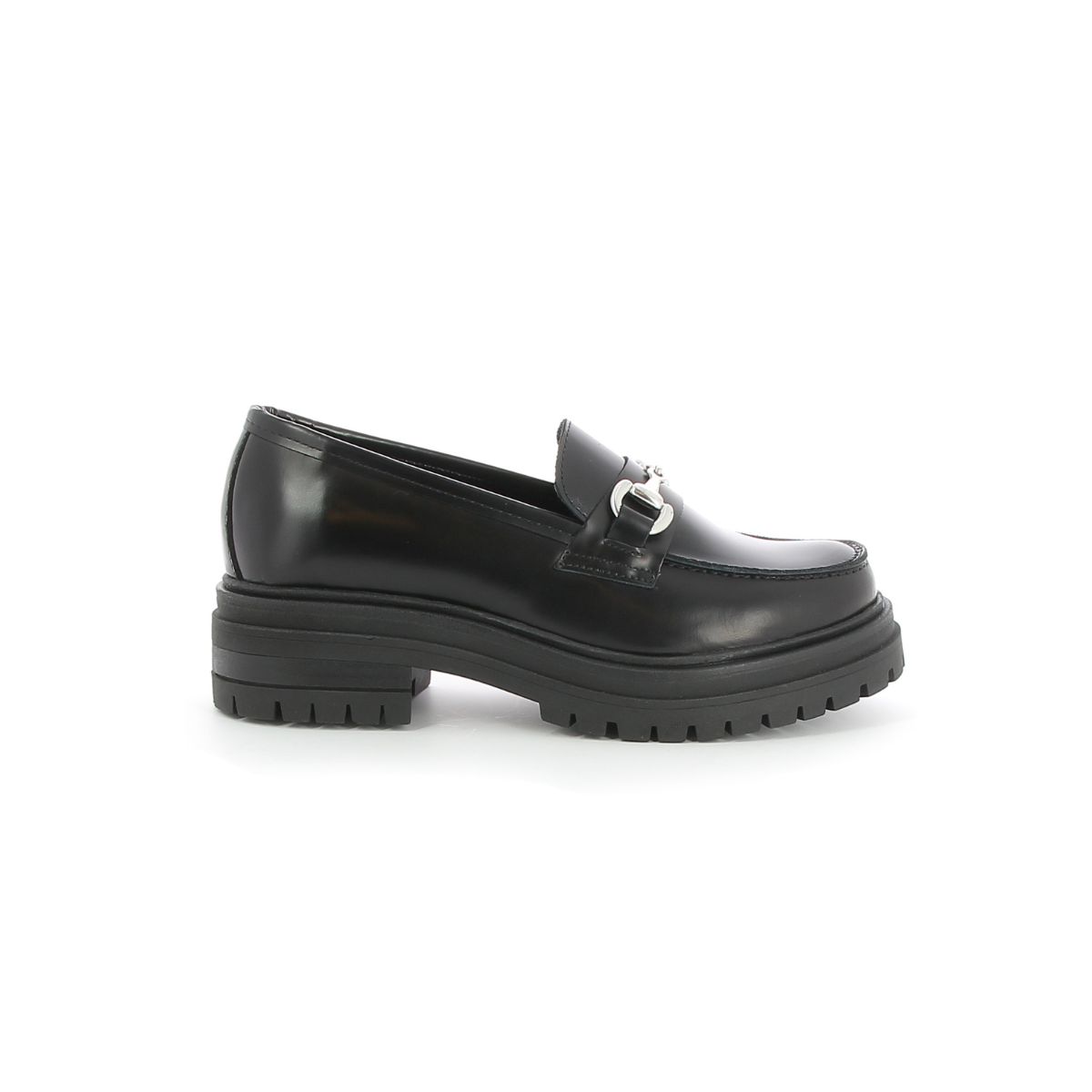 Mocassins en cuir Givre Noir