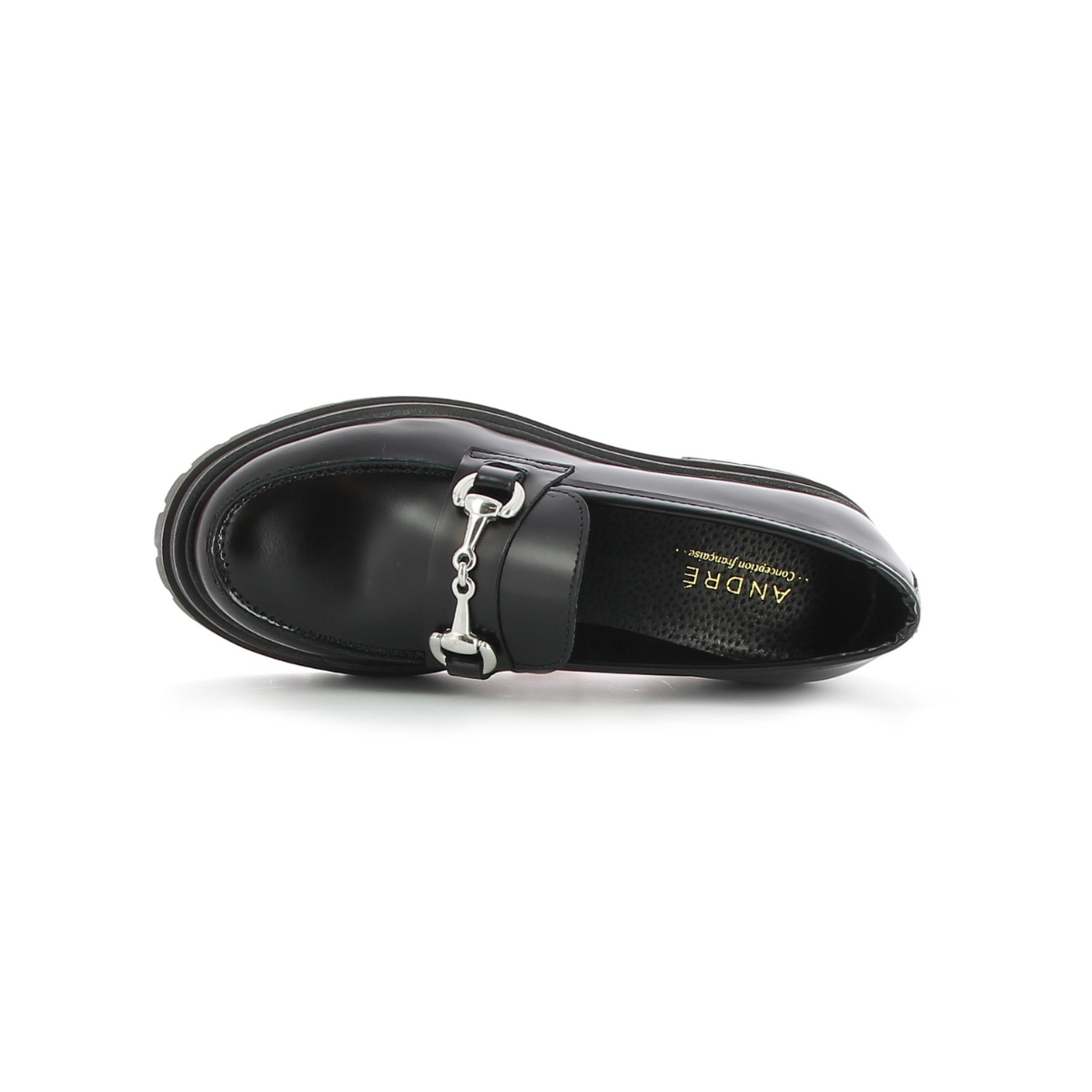 Mocassins en cuir Givre Noir