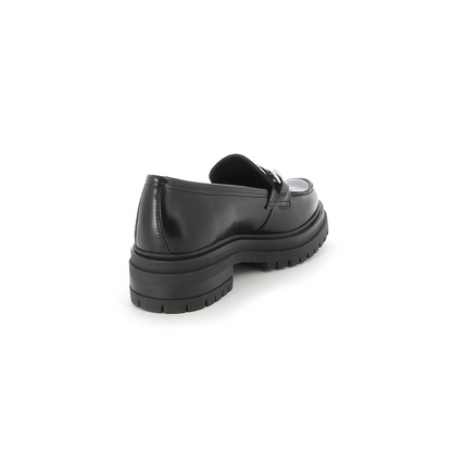 Mocassins en cuir Givre Noir