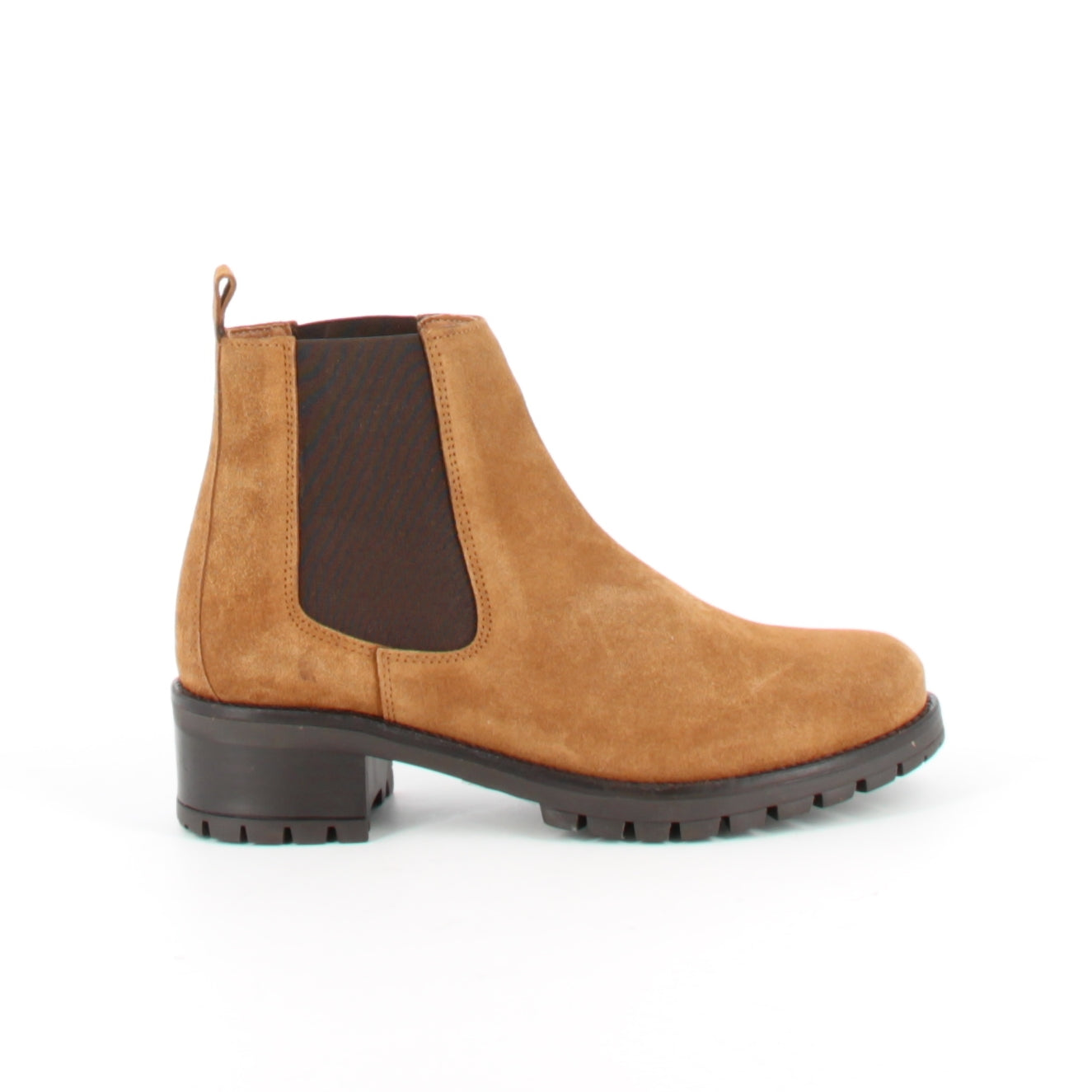 Boots en cuir Mistral Cognac