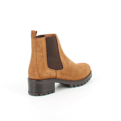 Boots en cuir Mistral Cognac