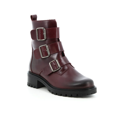 Boots en cuir Sabline Bordeaux