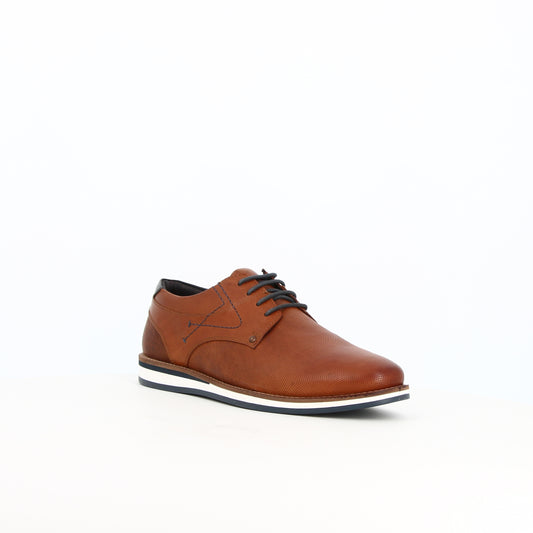 Derbies en cuir Libellule Cognac
