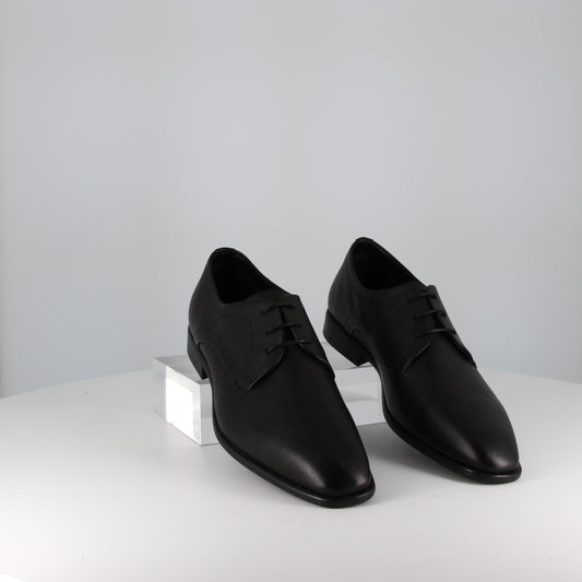Derbies en cuir Chevrette Noir