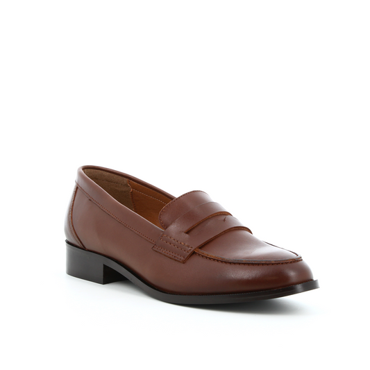 Mocassins en cuir Cascade Cognac