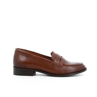 Mocassins en cuir Cascade Cognac