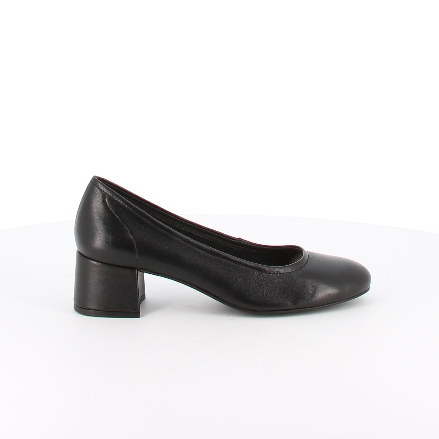 Escarpins en cuir Satinée Noir