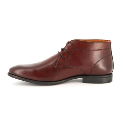 Boots en cuir Diamantine Marron