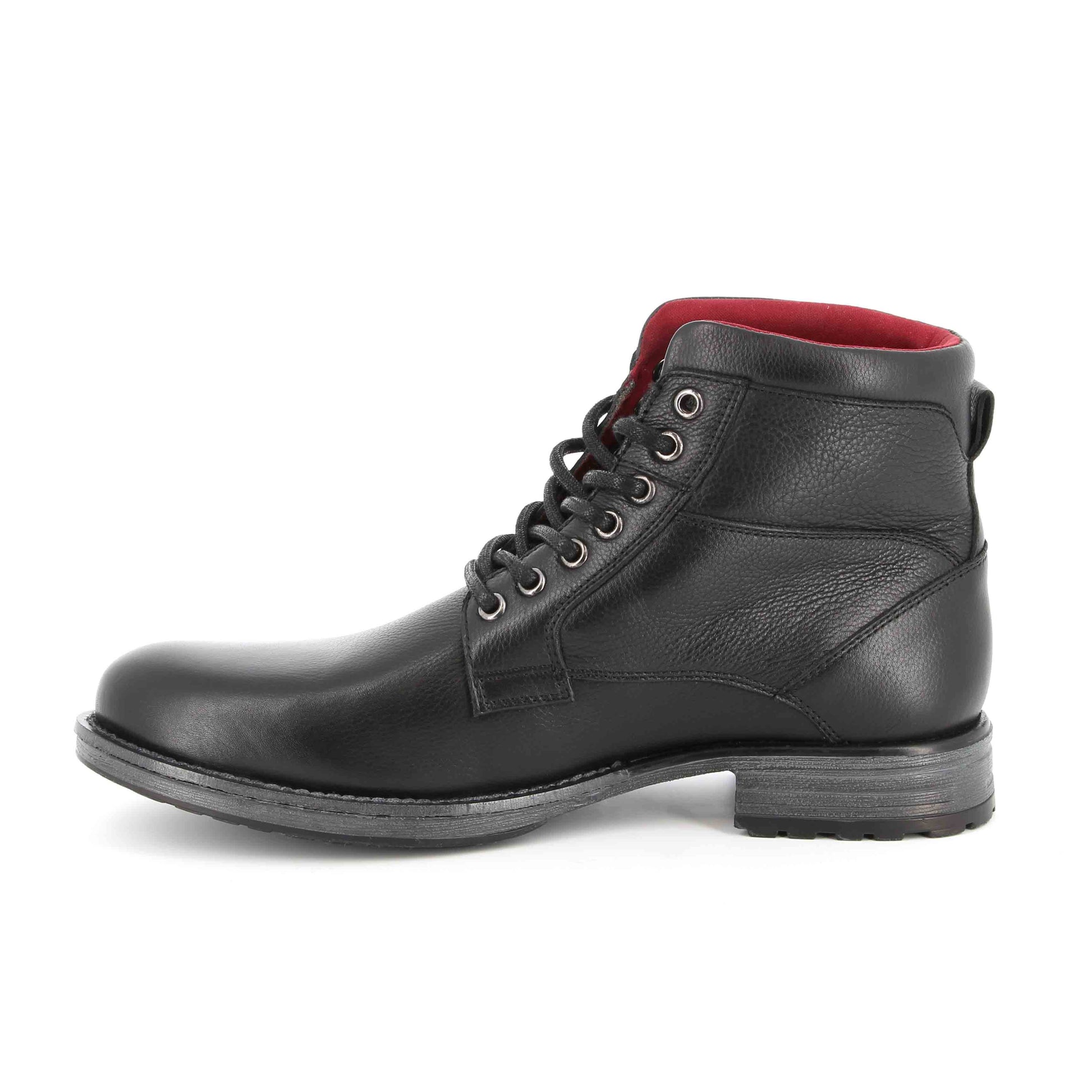 Boots en cuir Légende Noir