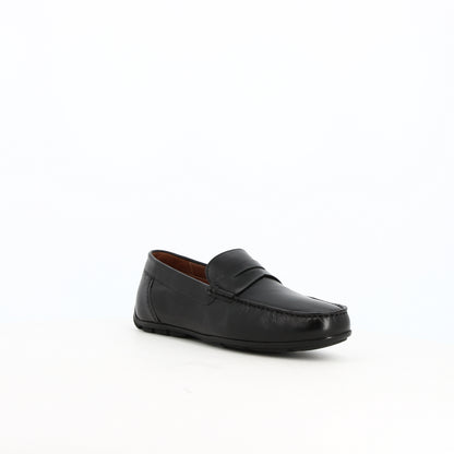Mocassins en cuir Élixir Noir