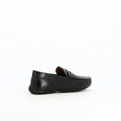 Mocassins en cuir Élixir Noir