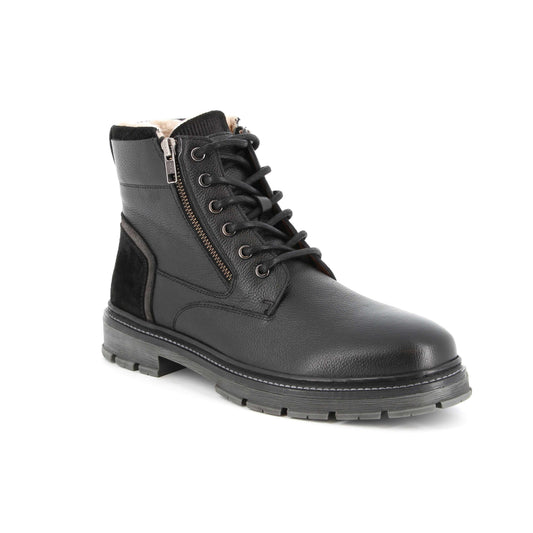 Boots en cuir Perline Noir