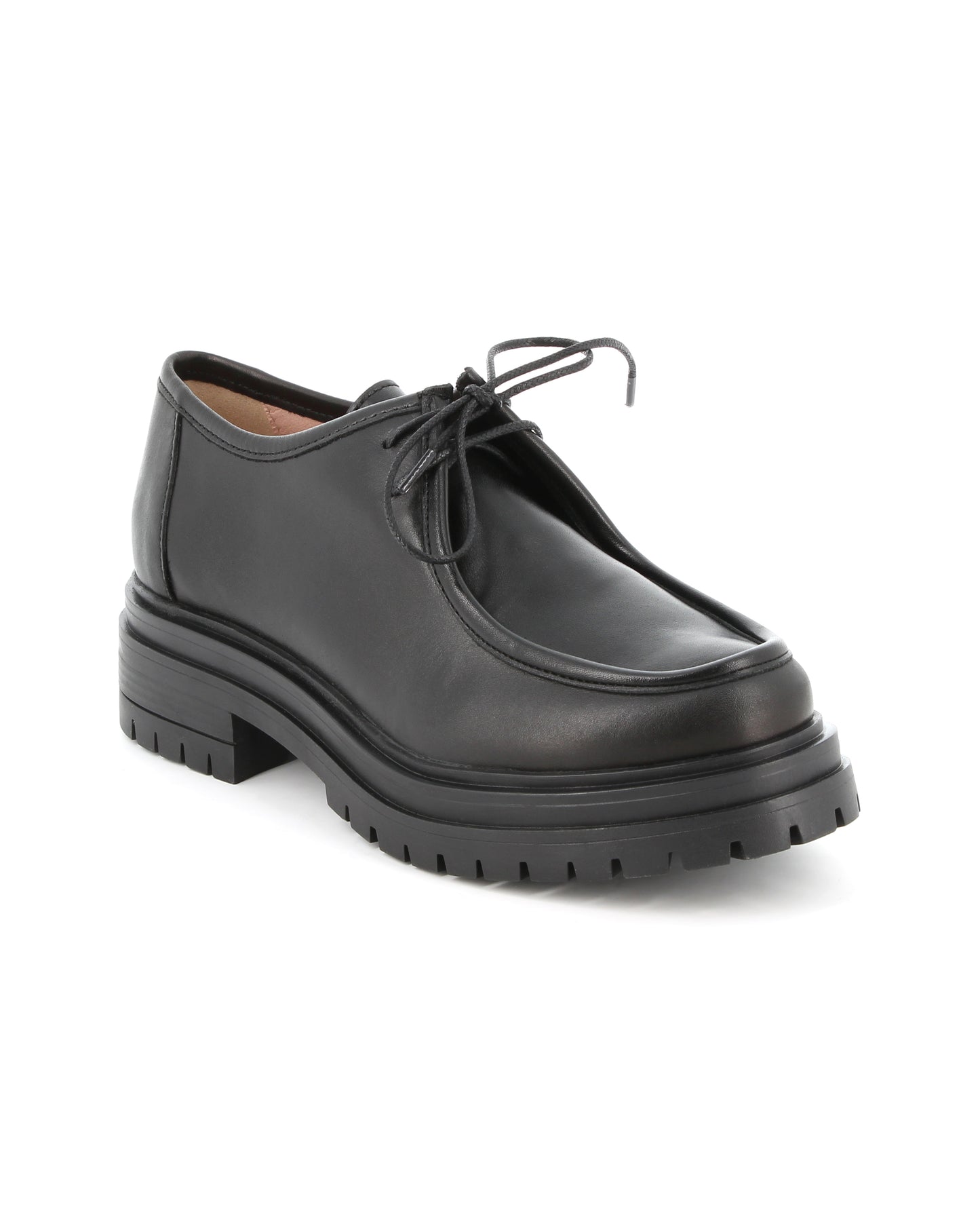 Derbies en cuir Éclipse Noir