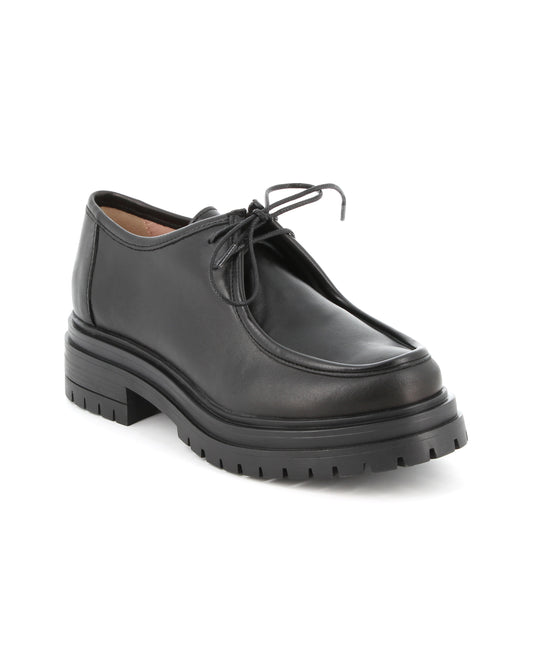 Derbies en cuir Éclipse Noir