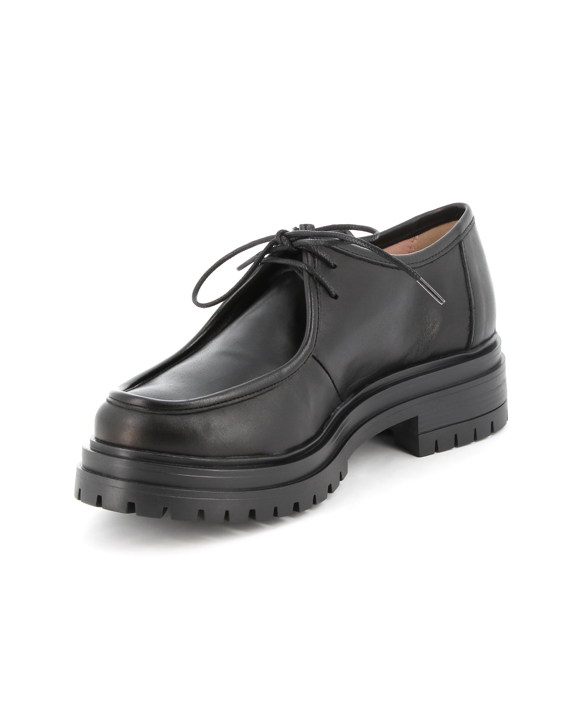 Derbies en cuir Éclipse Noir