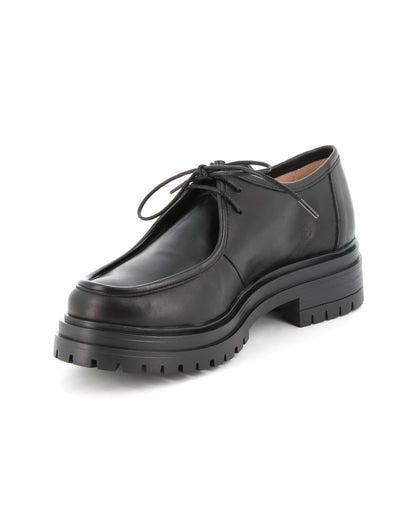 Derbies en cuir Éclipse Noir