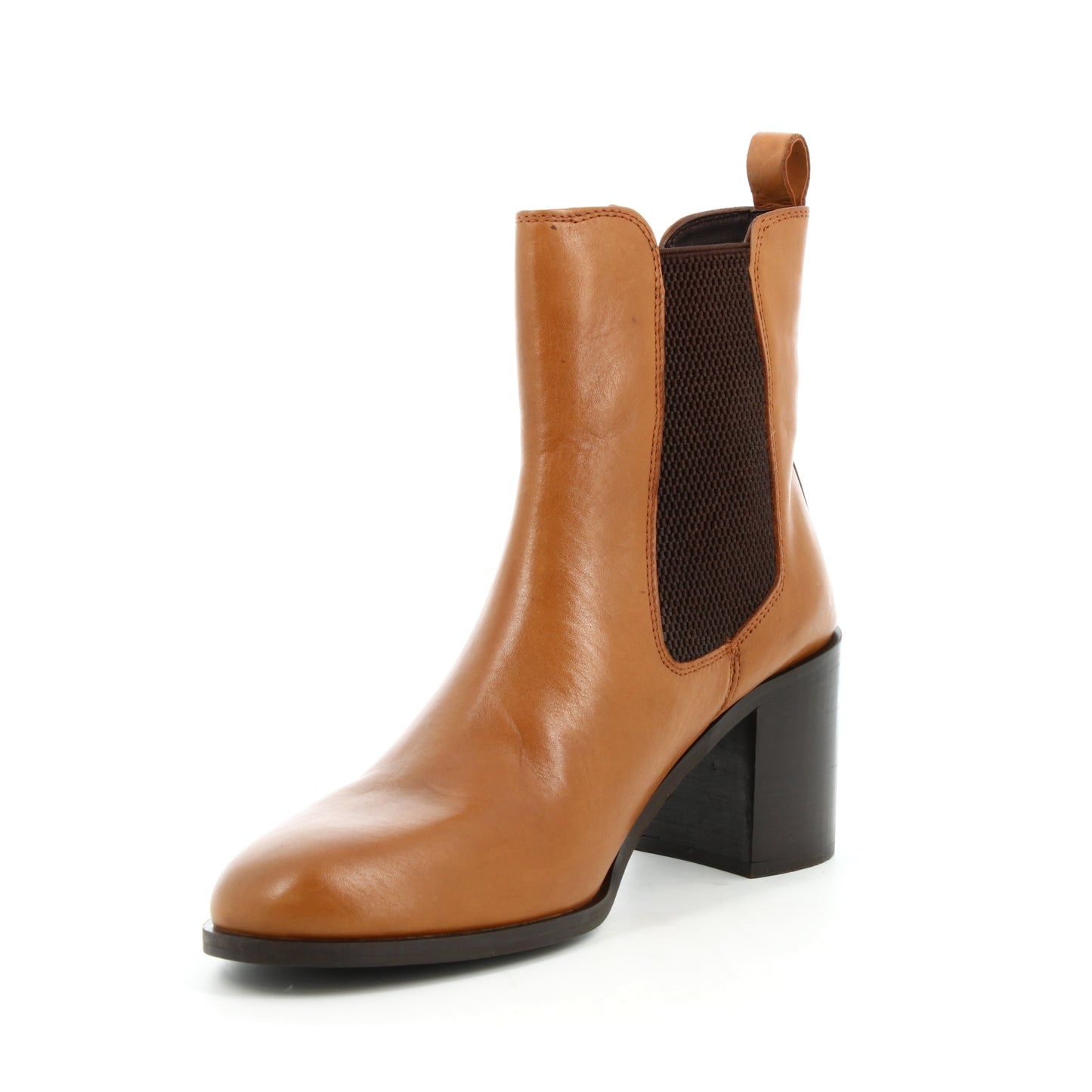 Boots en cuir Défi Cognac