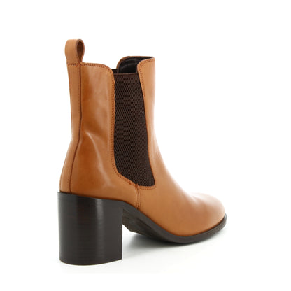 Boots en cuir Défi Cognac