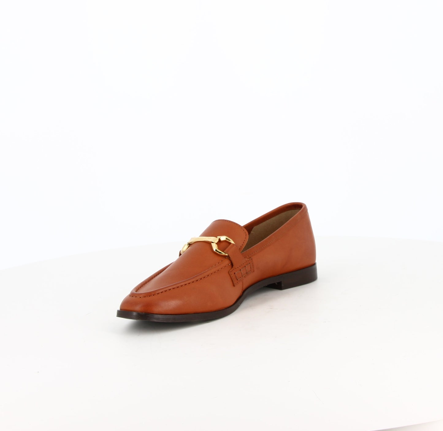 Mocassins en cuir Vague Cognac