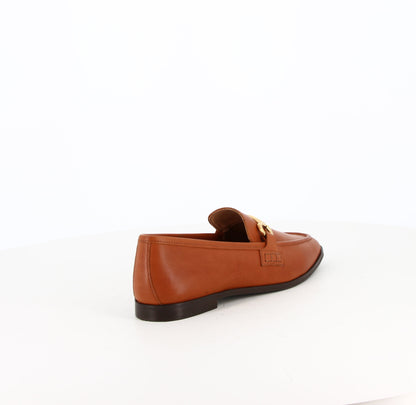 Mocassins en cuir Vague Cognac