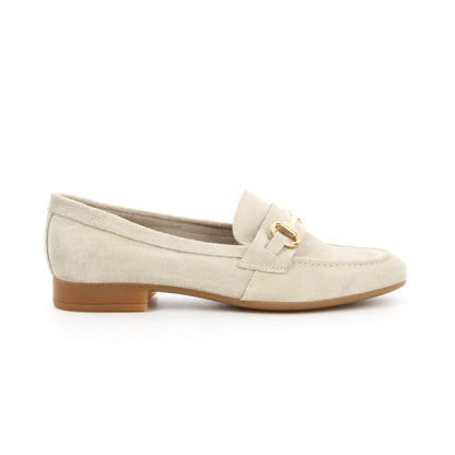 Mocassins en cuir Néon Beige