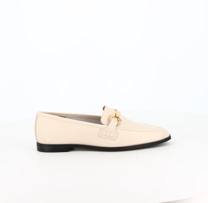 Mocassins en cuir Vague Blanc