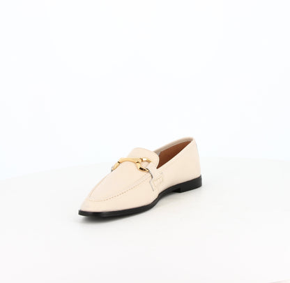 Mocassins en cuir Vague Blanc