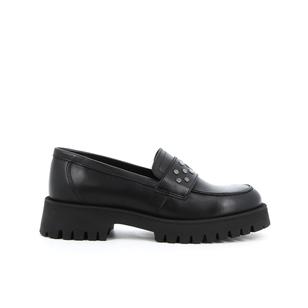 Mocassins en cuir Pélican Noir