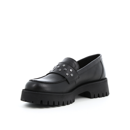 Mocassins en cuir Pélican Noir
