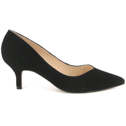 Escarpins en cuir Traversée Noir