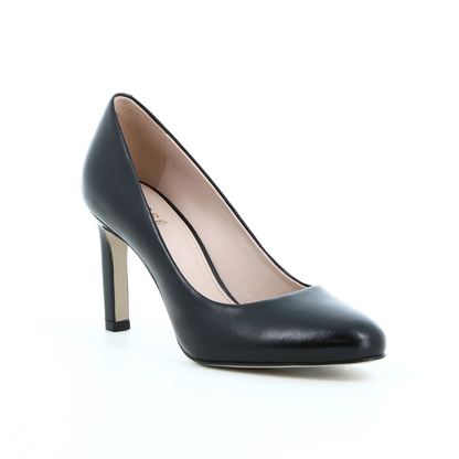 Escarpins en cuir croco Randonnée Noir