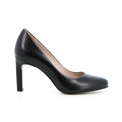 Escarpins en cuir croco Randonnée Noir