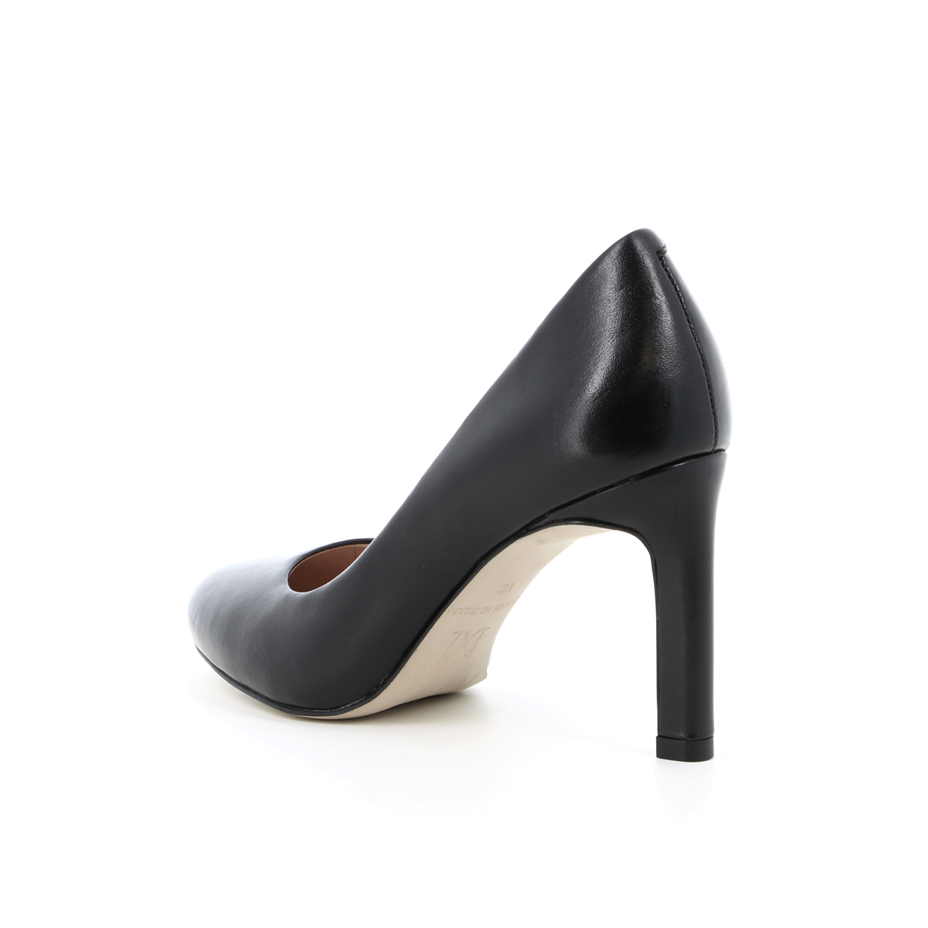 Escarpins en cuir croco Randonnée Noir