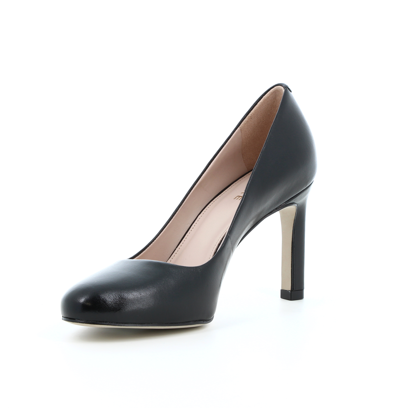 Escarpins en cuir croco Randonnée Noir