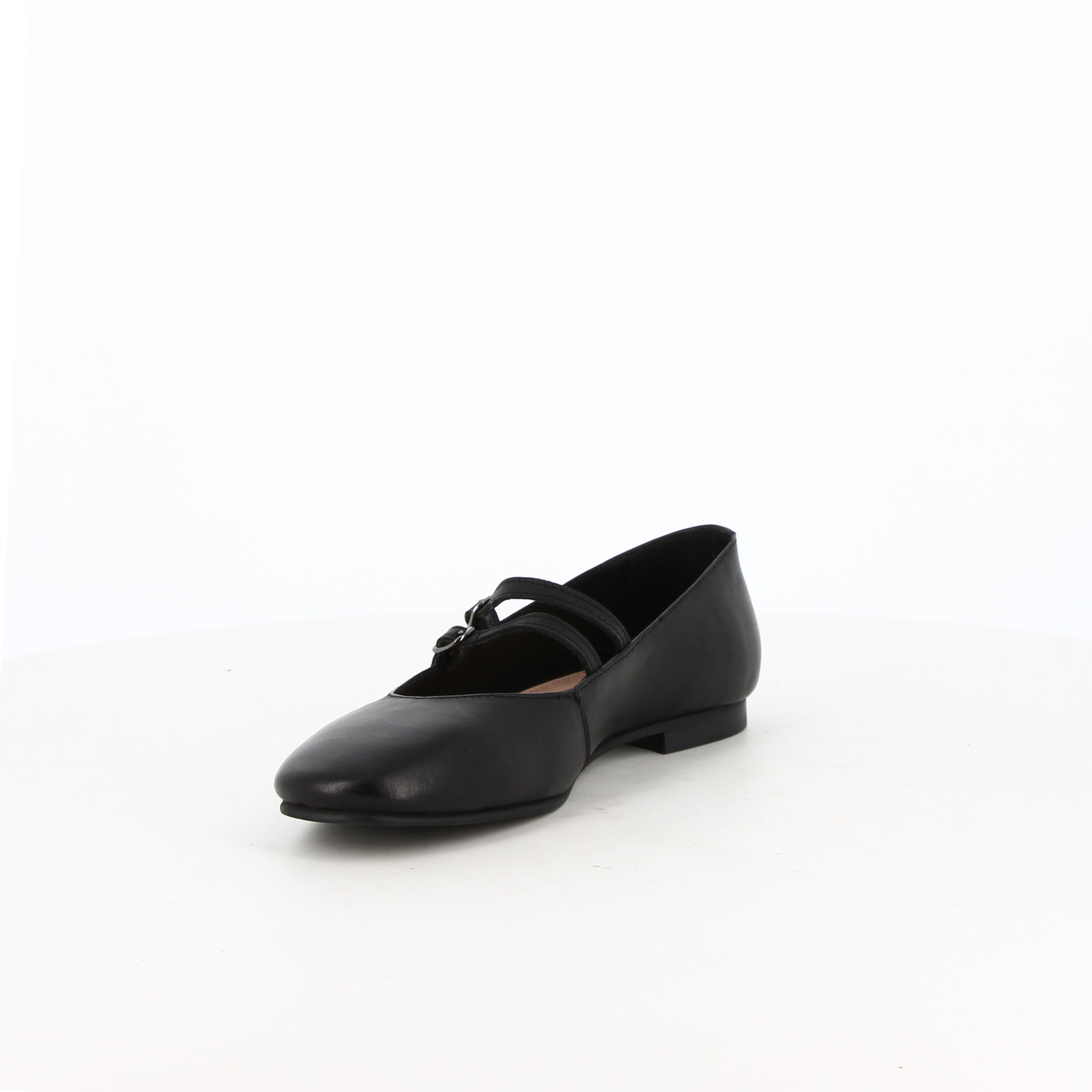 Ballerines en cuir Grafitti Noir